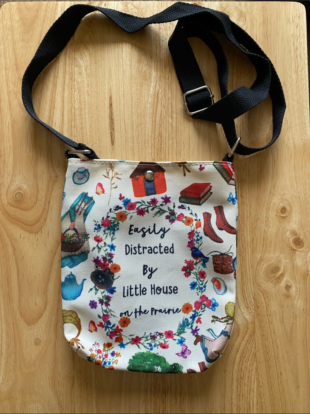 Little House on The Prairie Canvas Crossbody Bag (NWOT)